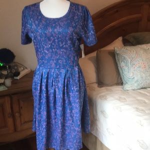 LuLaRoe Print Amelia Dress Size 2XL New with Tags